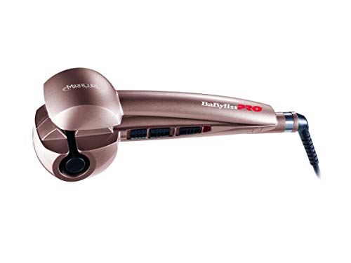 BaByliss Pro Miracurl Rose Gold - Rizador de pelo profesional 100% automático,...