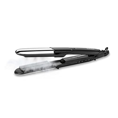 BaByliss Steam Pure Plancha de Pelo de Vapor, Máx Hidratación, Placas...