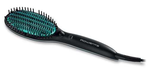 Rowenta Power Straight, Cepillo alisador, Especial para cabello muy rizado y...