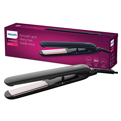 Philips EssentialCare HP8321/00 - Plancha de pelo con placas de cerámica,...