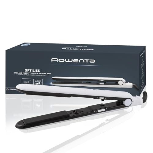 Rowenta Optiliss, Plancha de pelo con revestimiento cerámico para un pelo suave...