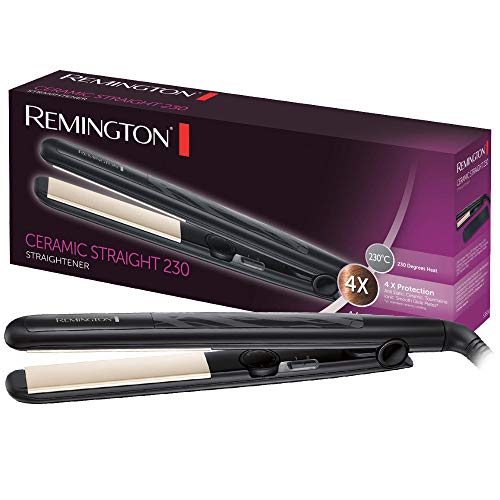 Remington Plancha de Pelo Ceramic Slim - Placas Flotantes Extralargas, Cerámica...