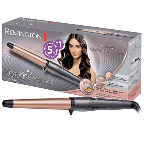 Remington Rizador de Pelo Keratin Protect, Queratina y Aceite Almendras,...
