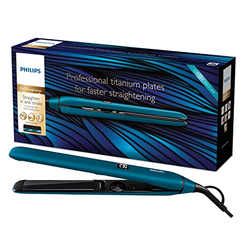 Philips Pro HPS930/40 - Plancha de pelo profesional, placas titanio 110mm,...