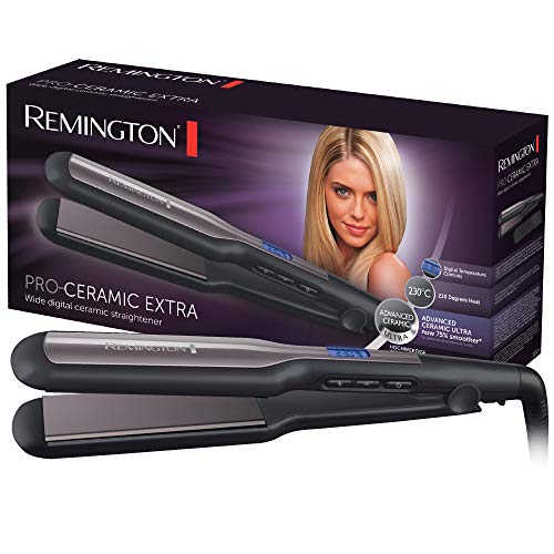 Remington Plancha de Pelo Pro Ceramic Extra, Cerámica Avanzada Ultra, Placas...